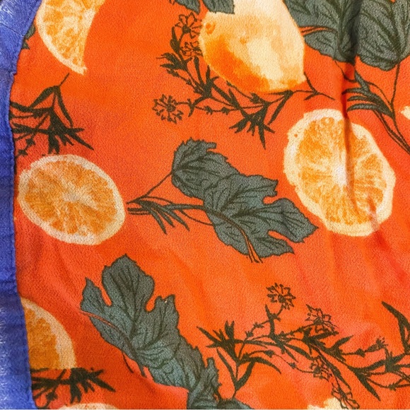 Free People Orange & Flowers Tie Crop Cardigan - Picture 5 of 9